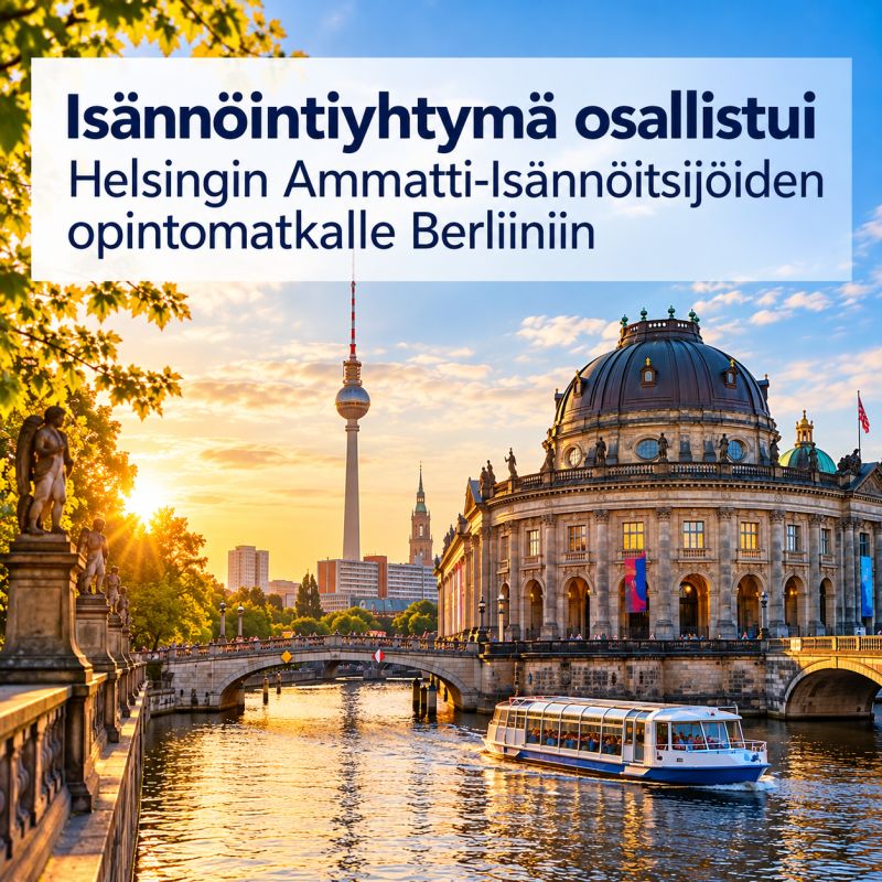 Isännöintiyhtymä osallistui Helsingin Ammatti-Isännöitsijöiden Berliinin opintomatkalle