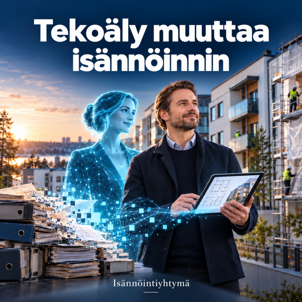 Tekoäly tappaa perinteisen isännöinnin. Isännöitsijän vaatimustaso kasvaa.